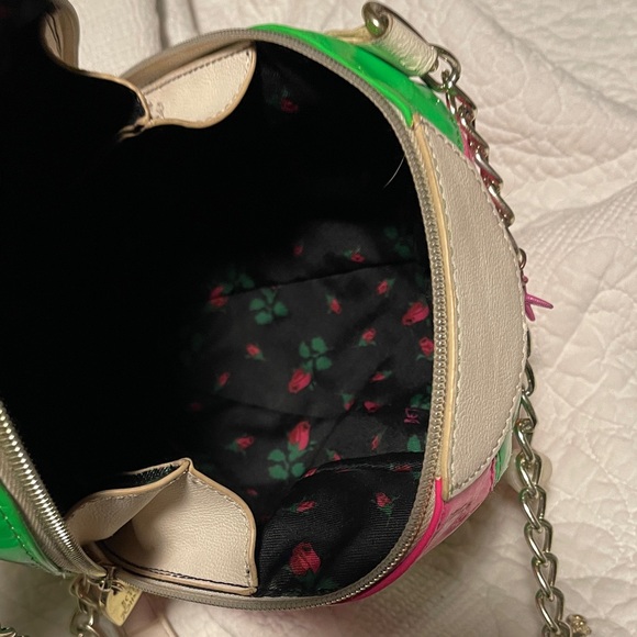 Betsey Johnson Pink, Green, and Orange Crossbody Bag - Picture 9 of 9